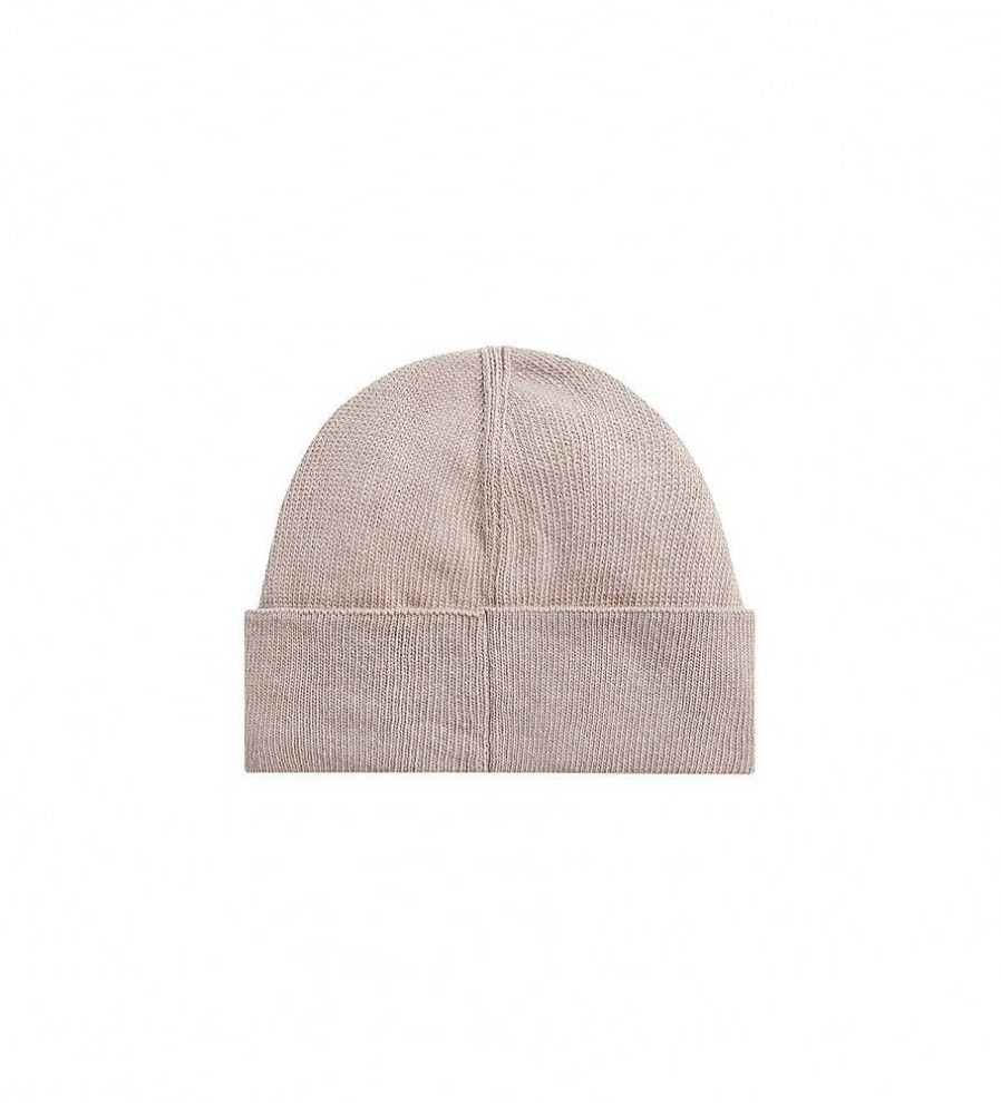 Mujer Calvin Klein Gorras Y Gorros | Gorro Logo Reverso Tonal Taupe