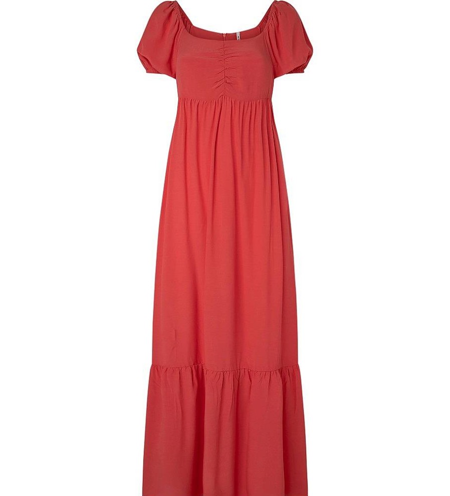 Mujer Pepe Jeans Vestidos | Vestido Bernardette Rojo