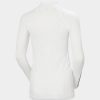 Mujer Helly Hansen Camisetas | Camiseta Lifa Racing Sin Costuras Blanco