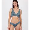 Mujer Admas Moda Bano | Bikini Top Daisy Azul