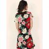 Mujer Admas Vestidos | Vestido Manga Corta Nightflowers Flores