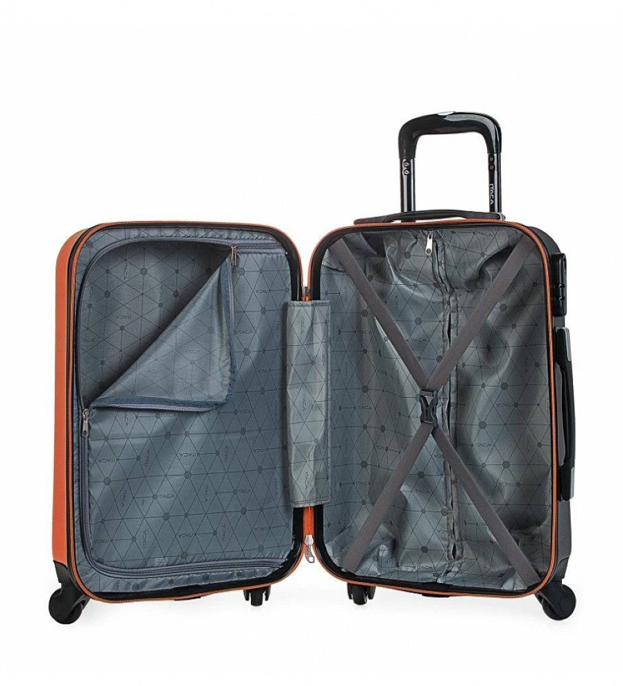 Mujer ITACA Viaje | Juego De Maletas De Viaje Rigidas 4 Ruedas Trolley 71100 Coral -55X65X75Cm-