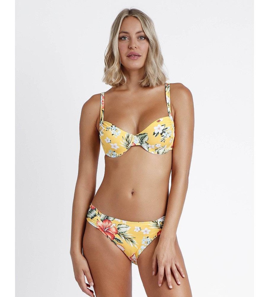 Mujer Admas Moda Bano | Bikini Aro Fleur D\\'Ete Amarillo