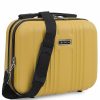 Mujer ITACA Viaje | Neceser Rigido Abs Grande De Viaje T71535 Mostaza -33X26X14Cm-