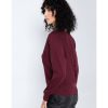 Mujer Victorio & Lucchino, V&L Sudaderas Y Jerseis | Jersey Cuello Pico Con Detalle Escote Granate