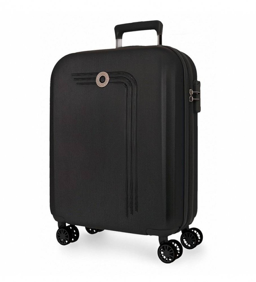 Mujer Movom Viaje | Maleta De Cabina Movom Riga Rigida 55Cm Negro -56X80X29Cm-