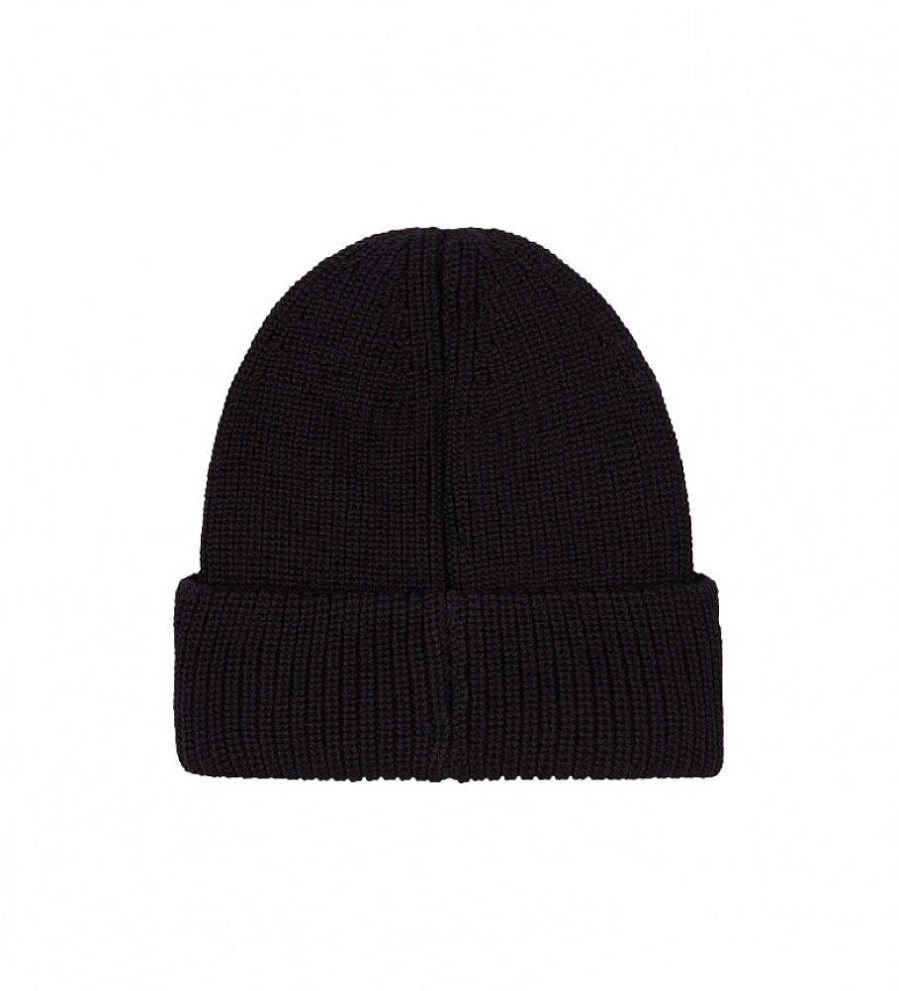 Mujer Calvin Klein Jeans Gorras Y Gorros | Gorro Wool-Blend K60K607383 Negro