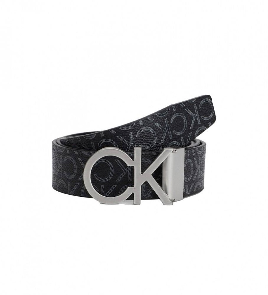 Mujer Calvin Klein Cinturones | Cinturon New Mono Negro