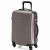 Mujer ITACA Viaje | Maleta Cabina De Viaje Corto Rigida 4 Ruedas Trolley 71150 Champagne -55X38X20Cm-