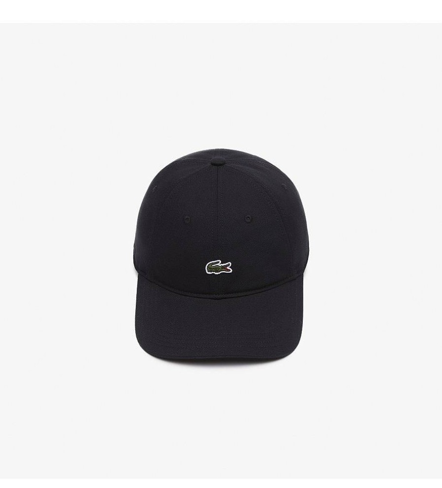 Mujer Lacoste Gorras Y Gorros | Gorra Logo Negro