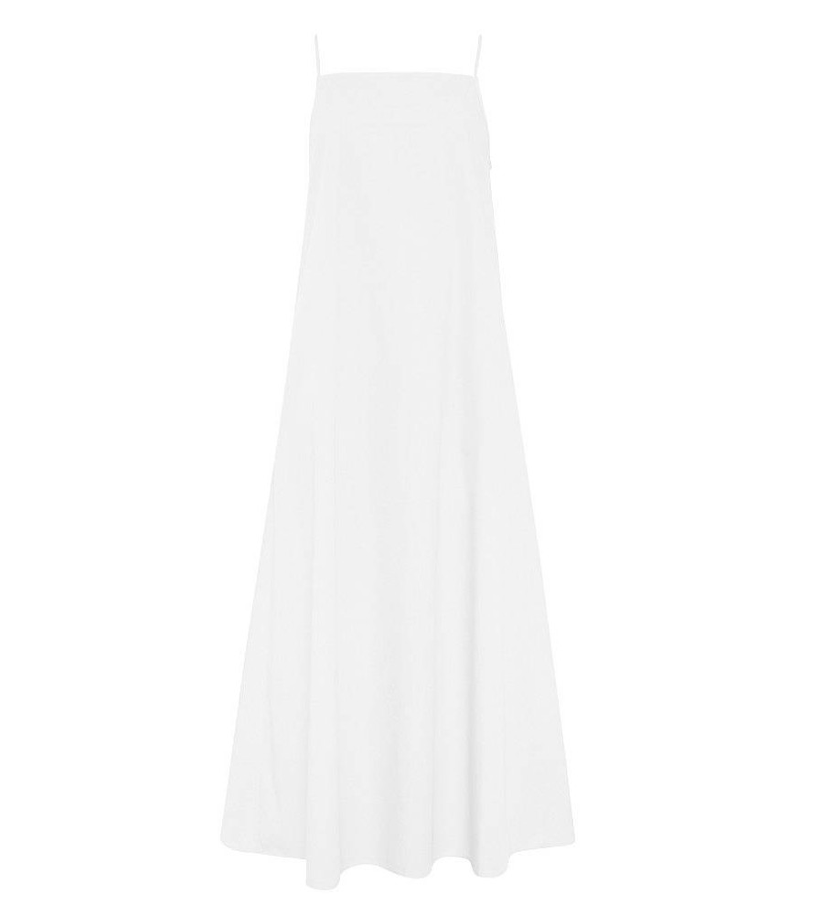 Mujer ECOALF Vestidos | Vestido Perlaalf Blanco