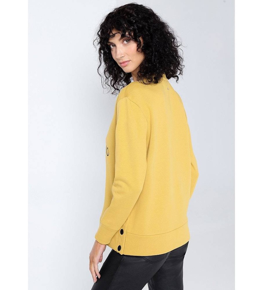 Mujer Victorio & Lucchino, V&L Sudaderas Y Jerseis | Sudadera Grain Print Amarillo