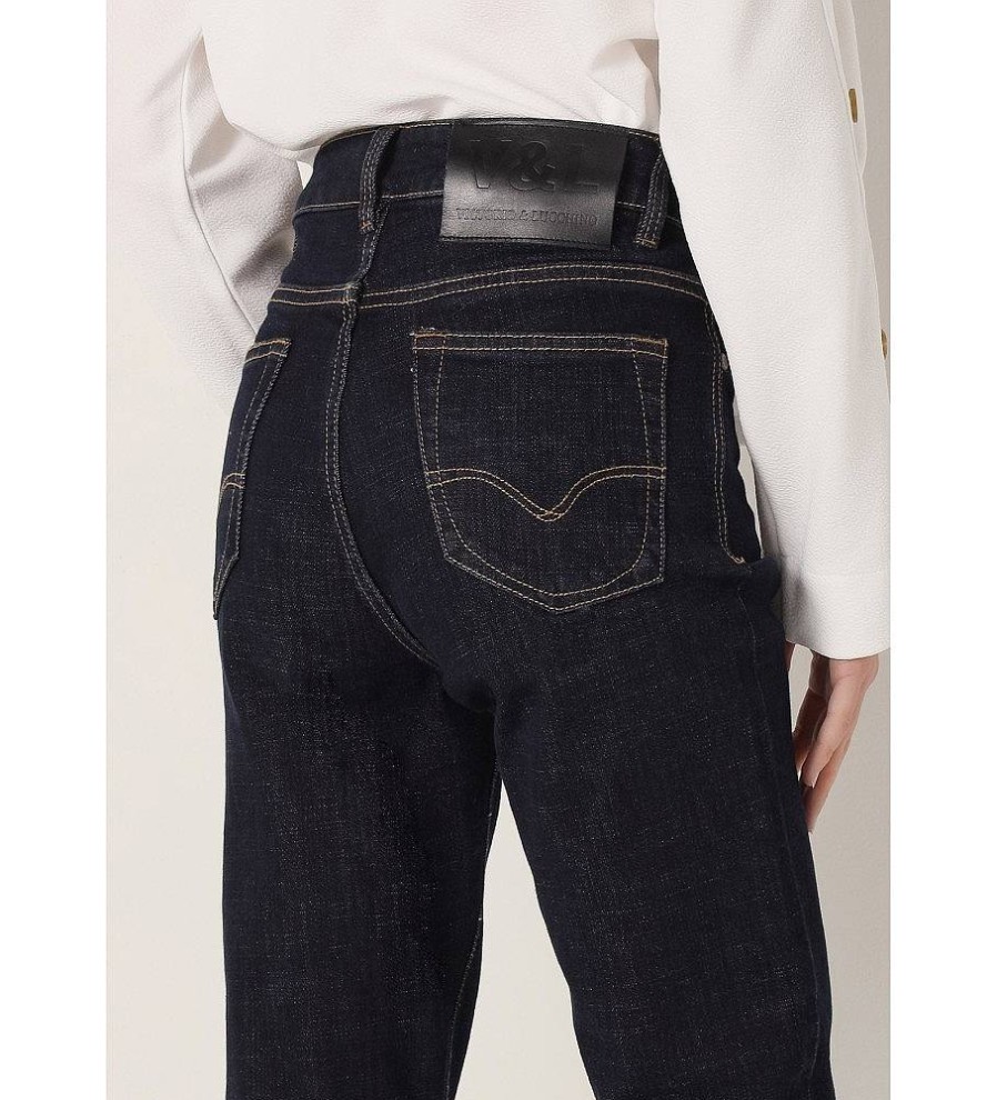 Mujer Victorio & Lucchino, V&L Pantalones | Jeans 136672 Marino