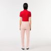 Mujer Lacoste Pantalones | Pantalon De Chandal Jogger Felpa Rosa