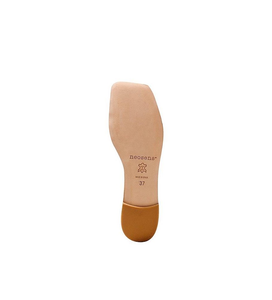 Mujer Neosens Sandalias | Sandalias De Piel Mistela Amarillo