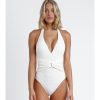 Mujer Admas Moda Bano | Banador Halter Costa Bella Blanco