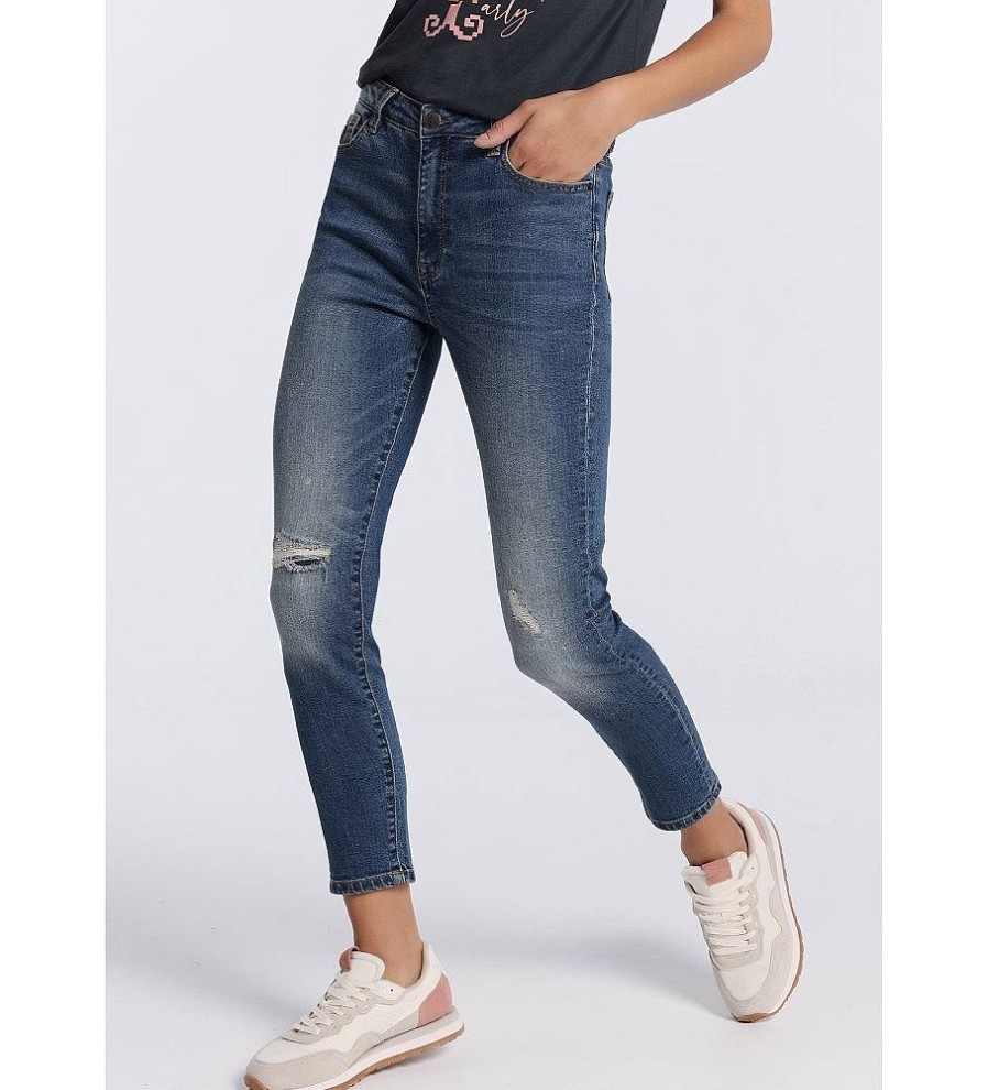 Mujer Lois Pantalones | Jean 133206 Azul Oscuro