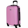 Mujer ITACA Viaje | Maleta De Viaje Cabina Rigida 4 Ruedas T71550 Rosa -55X38X20Cm-