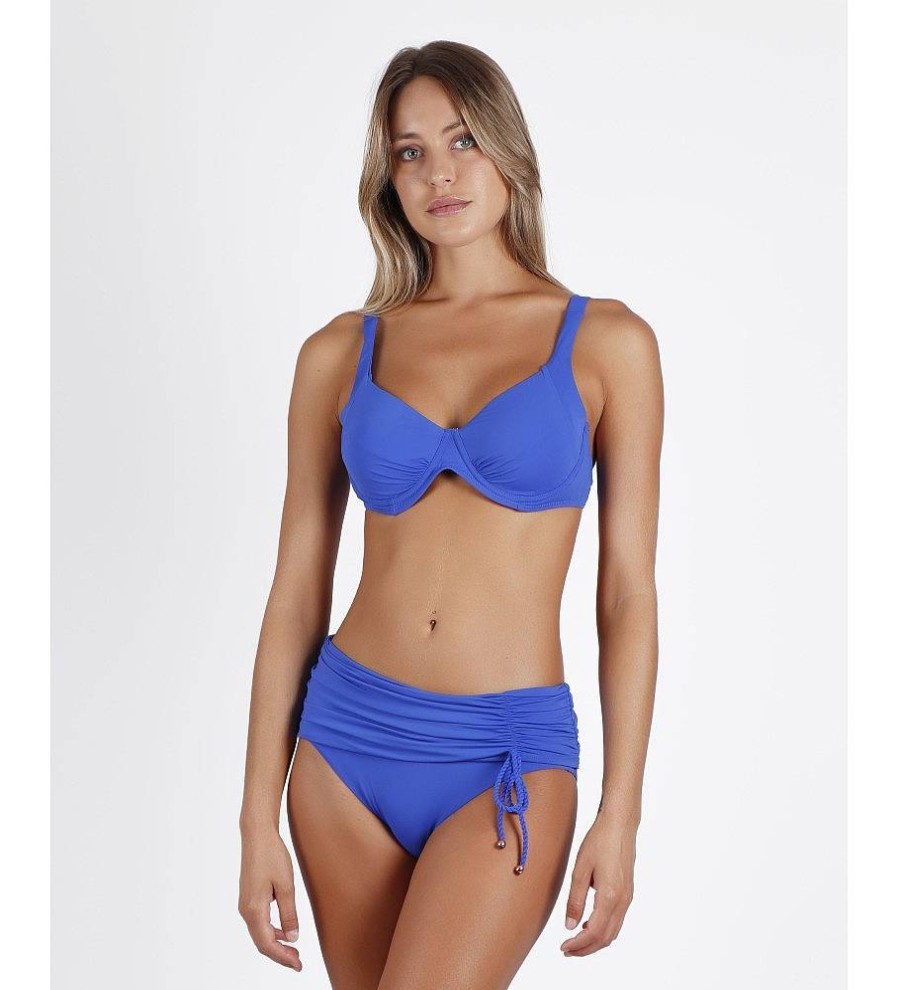 Mujer Admas Moda Bano | Bikini Aro Cord Azul