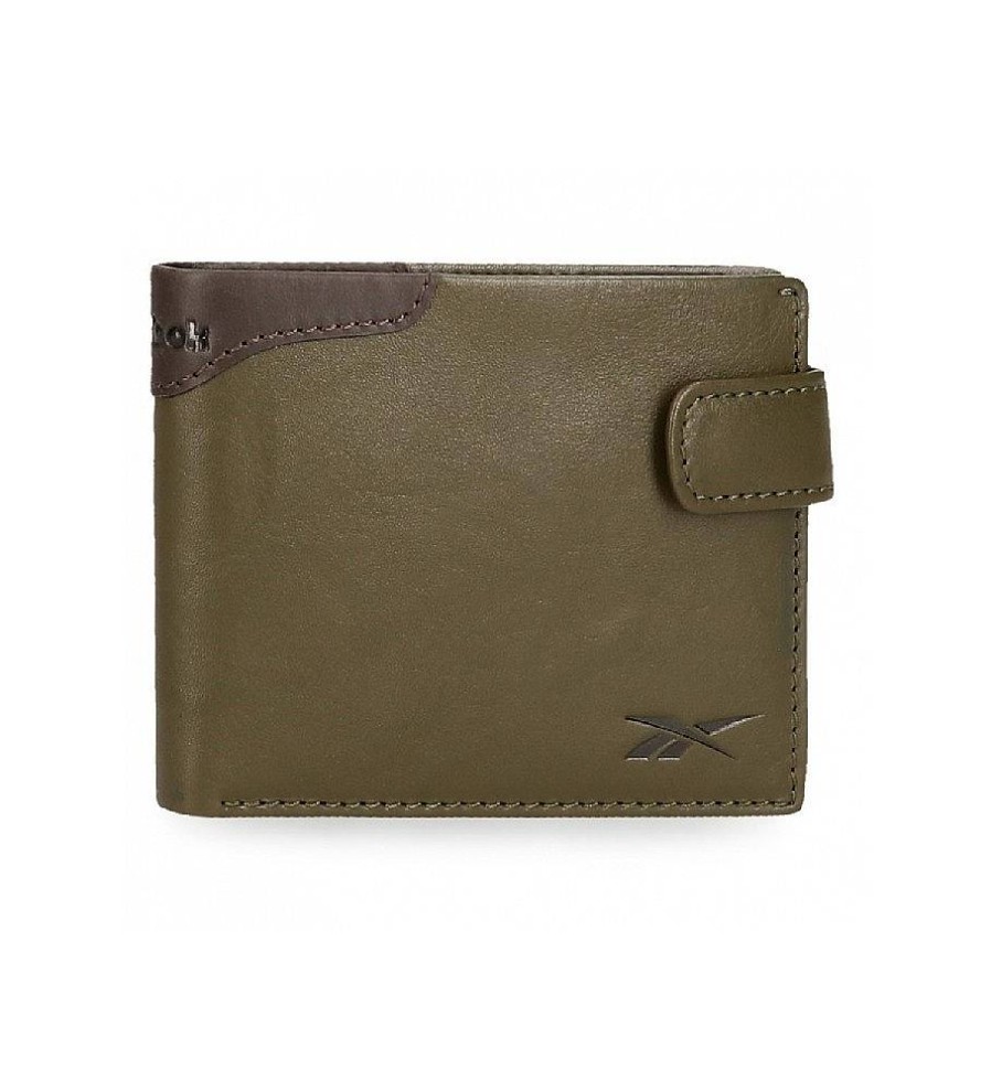 Mujer Reebok Carteras Y Monederos | Cartera Horizontal Club Con Cierre De Click Verde