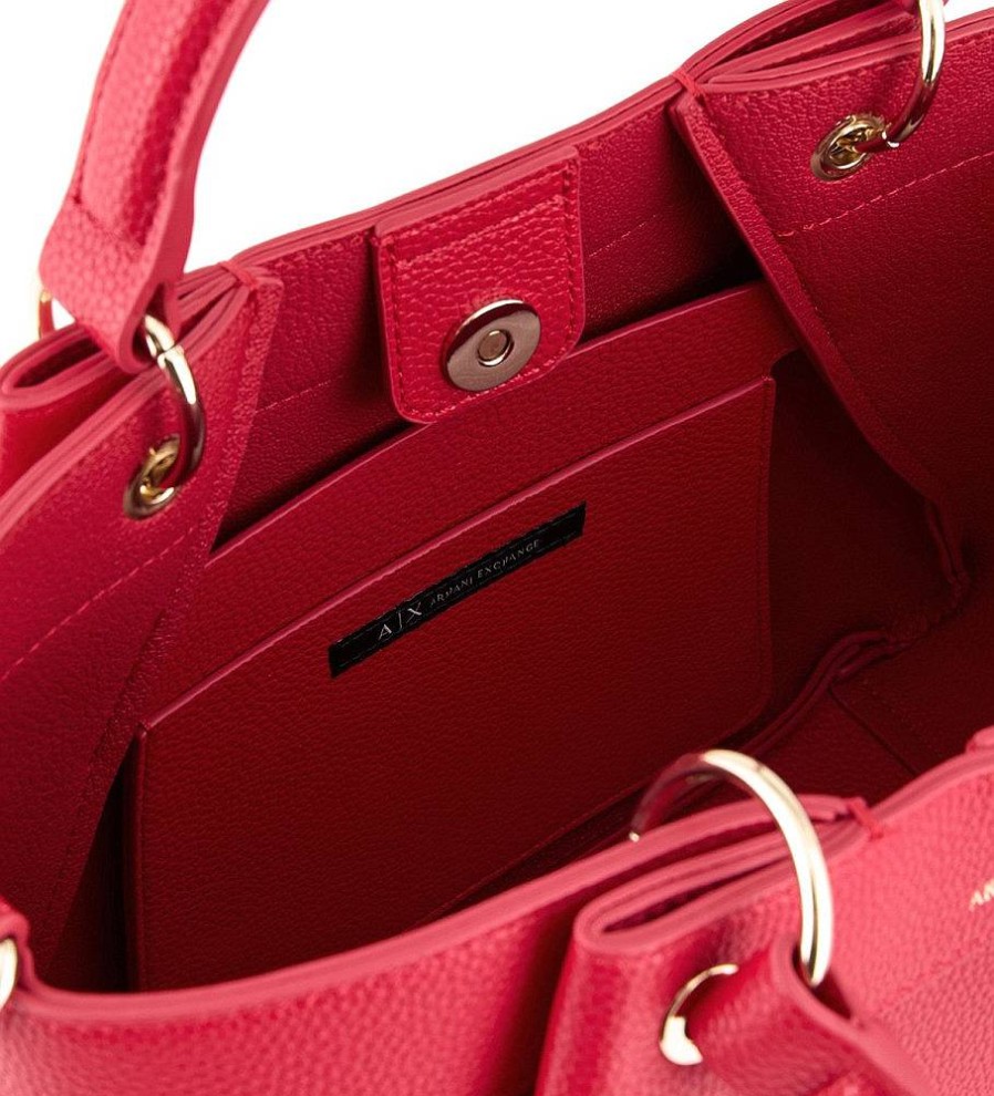 Mujer Armani Exchange Bolsos | Bolso Shopper Rojo