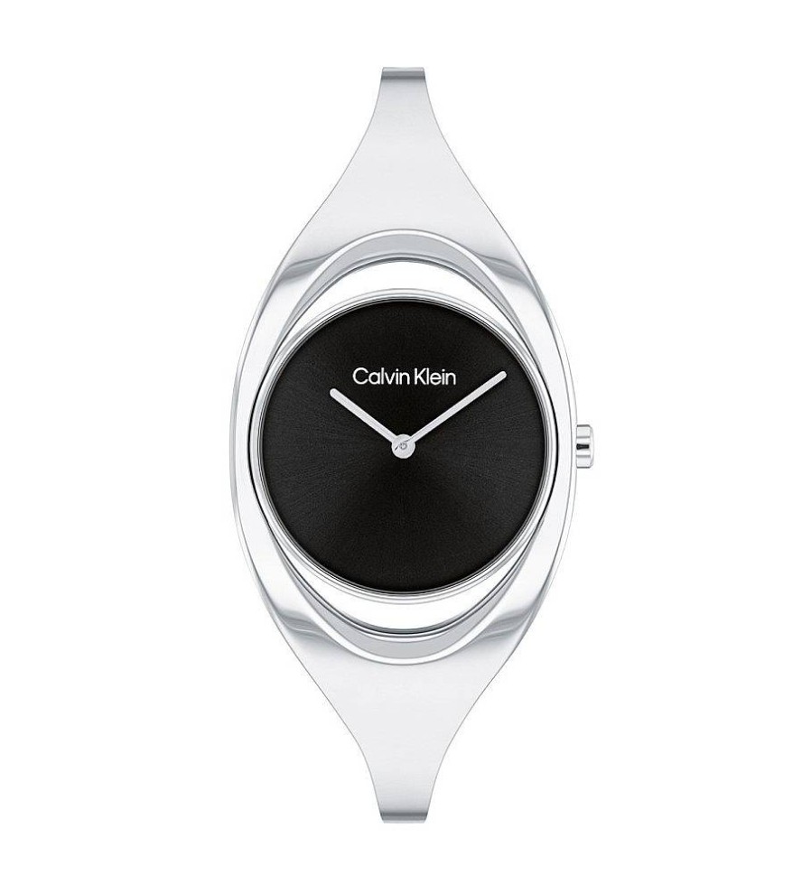 Mujer Calvin Klein Relojes | Reloj Analogico Elated Negro