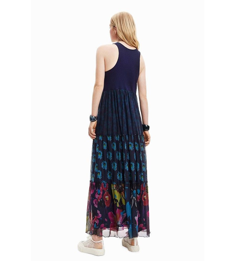 Mujer Desigual Vestidos | Vestido Dudas Marino