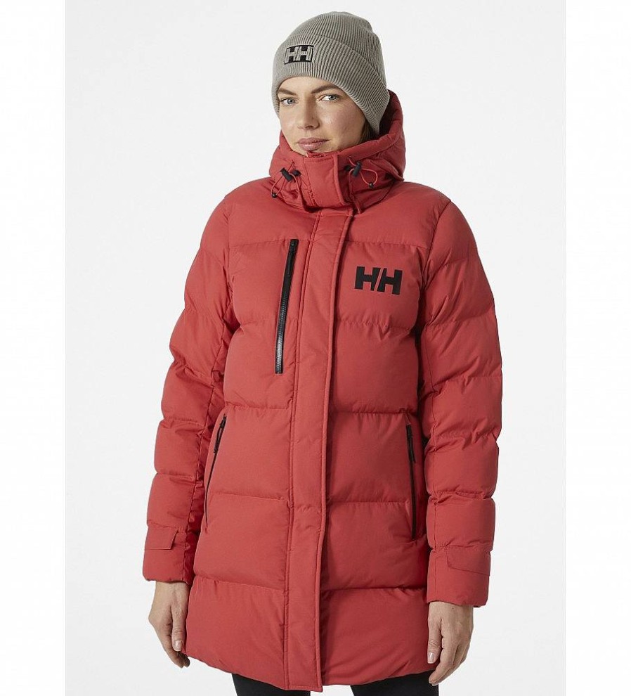 Mujer Helly Hansen Chaquetas Y Abrigos | Parka Acolchada Adore Rojo