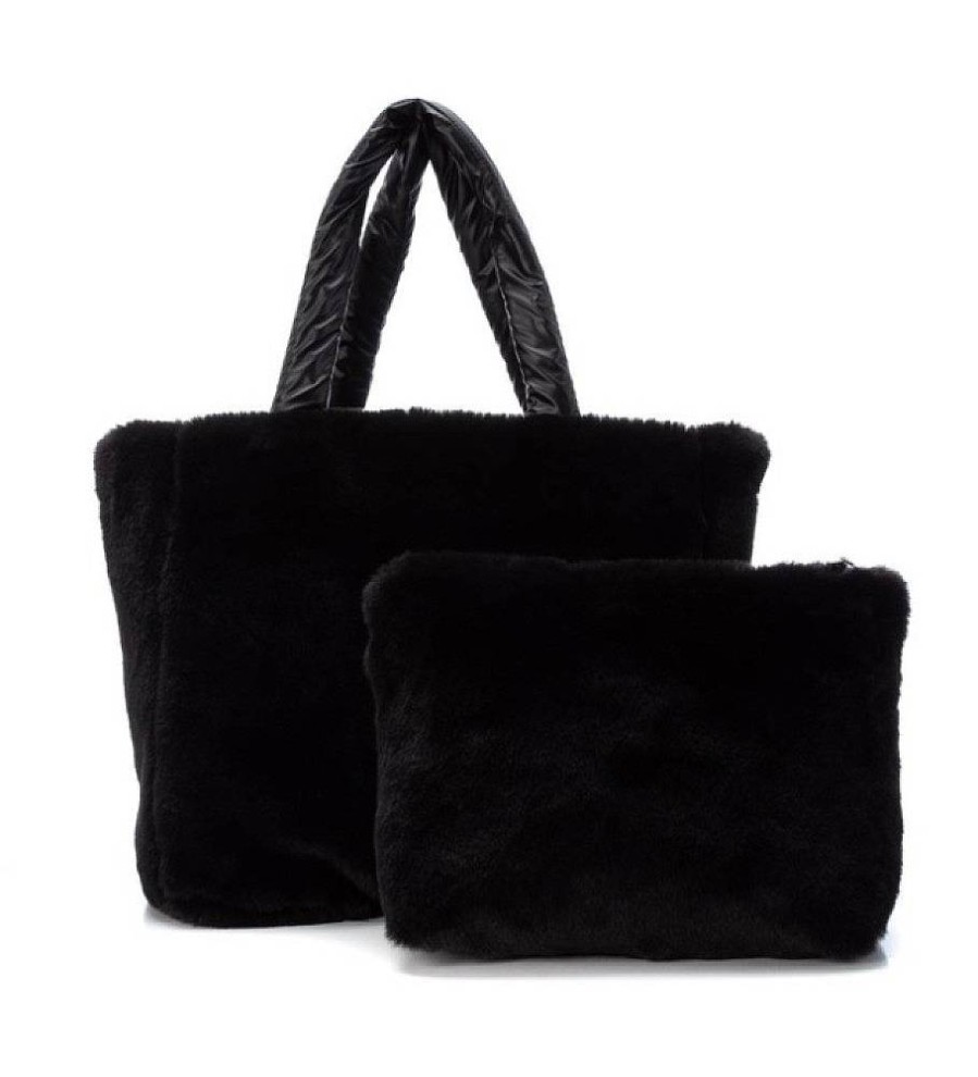 Mujer Xti Bolsos | Bolso Shopper Negro