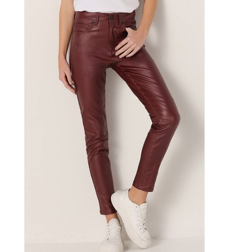 Mujer Victorio & Lucchino, V&L Pantalones | Pantalon 136671 Granate