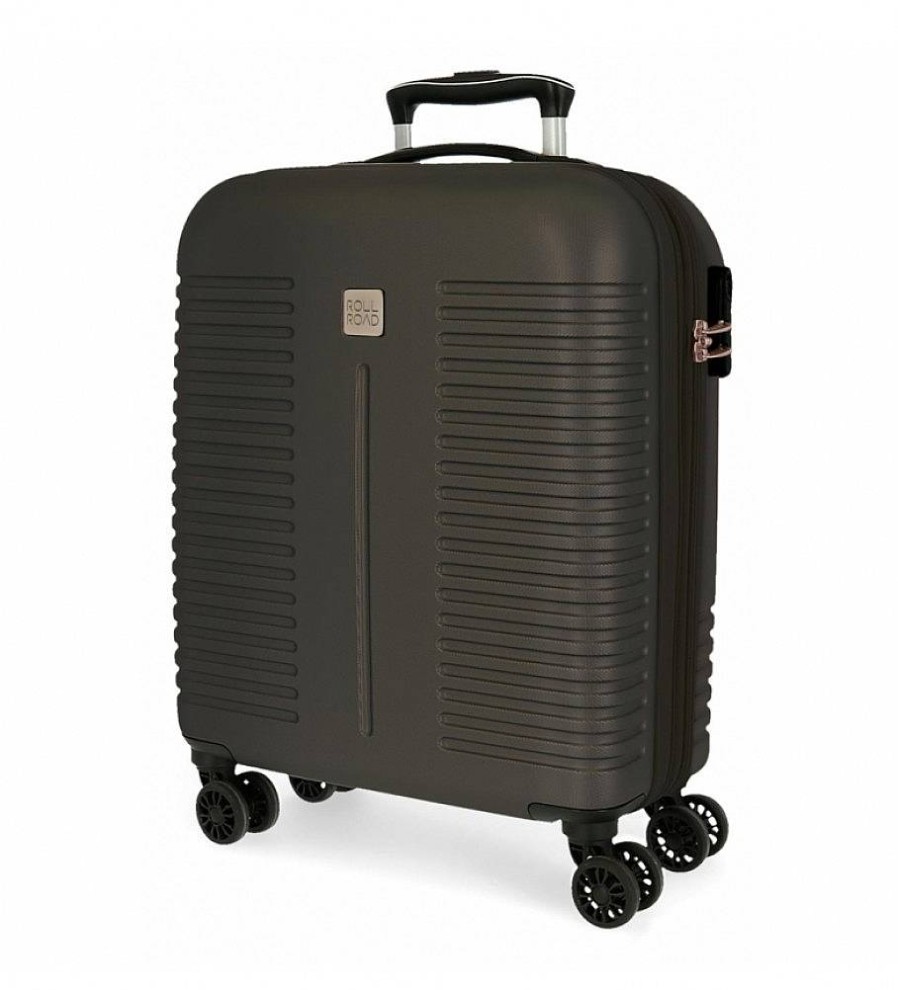 Mujer Roll Road Viaje | Maleta De Cabina Roll Road India Expandible Antracita -40X55X20Cm-