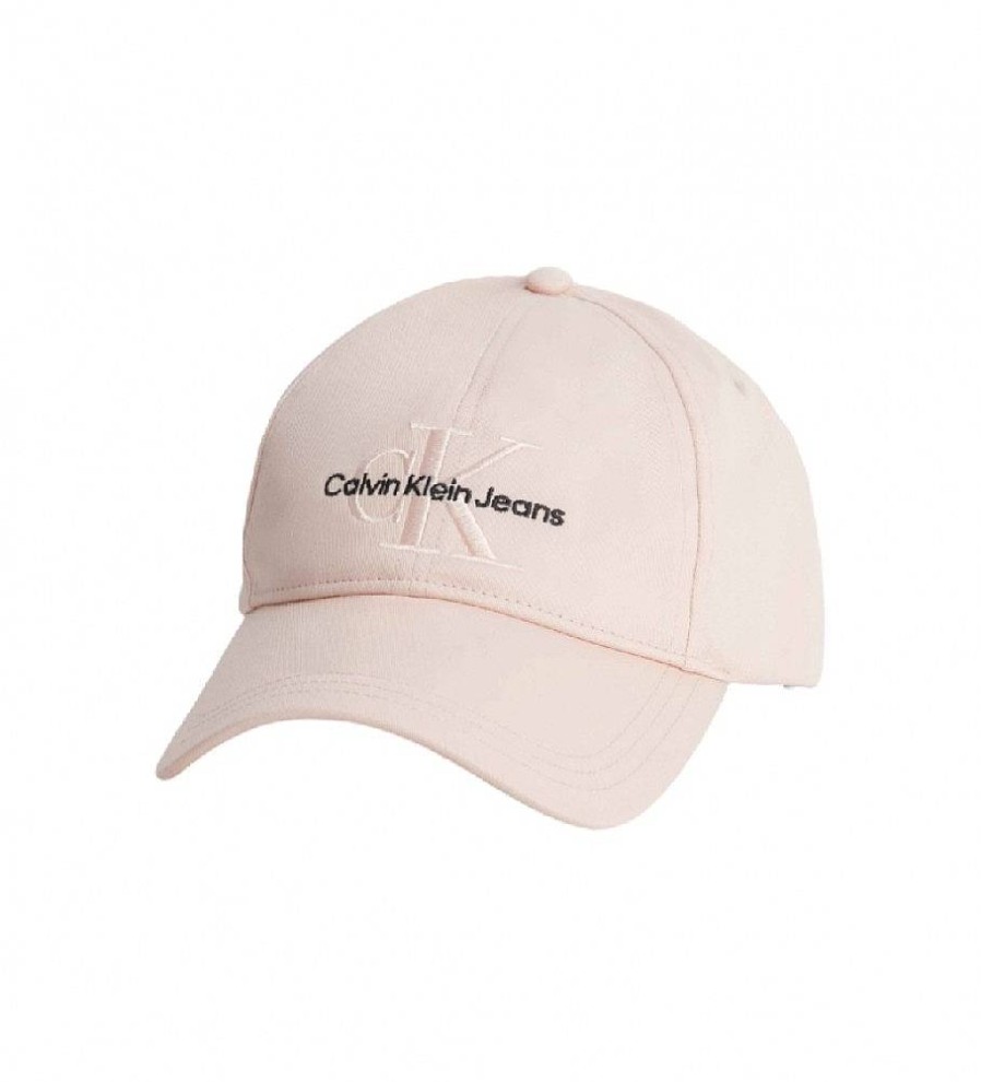 Mujer Calvin Klein Jeans Gorras Y Gorros | Gorra Monogram Rosa