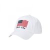 Mujer Ralph Lauren Gorras Y Gorros | Gorra Bandera Blanco