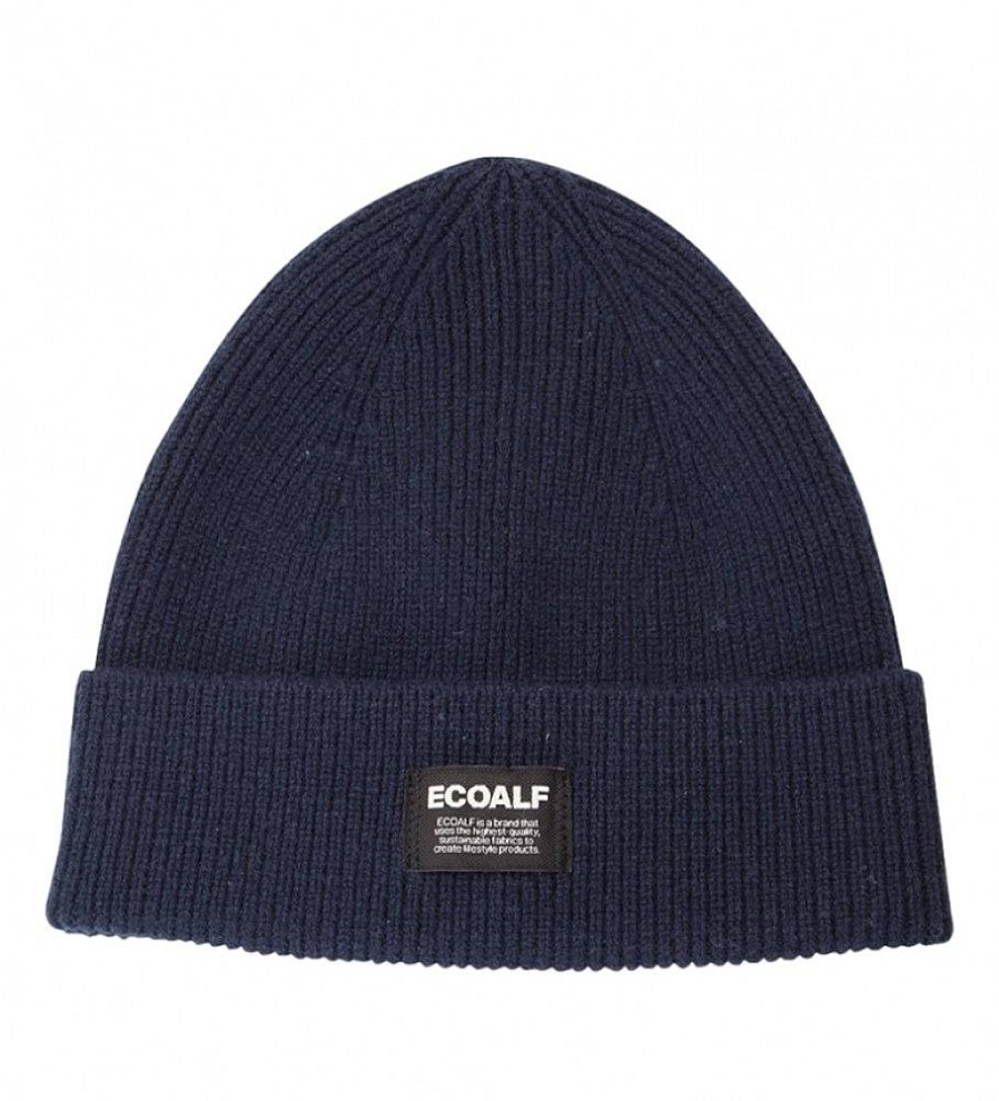 Mujer ECOALF Gorras Y Gorros | Gorro Woolalf Marino Oscuro