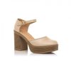 Mujer Mustang Sandalias | Zapatos New 67 Beige