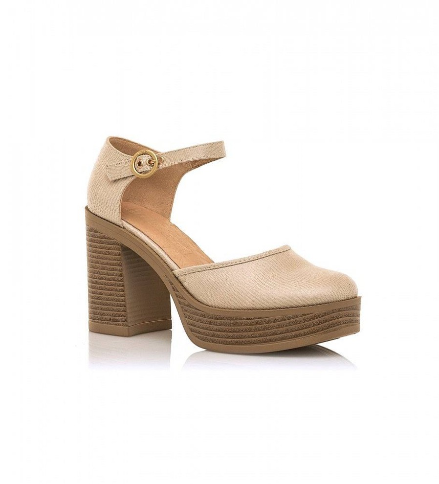 Mujer Mustang Sandalias | Zapatos New 67 Beige