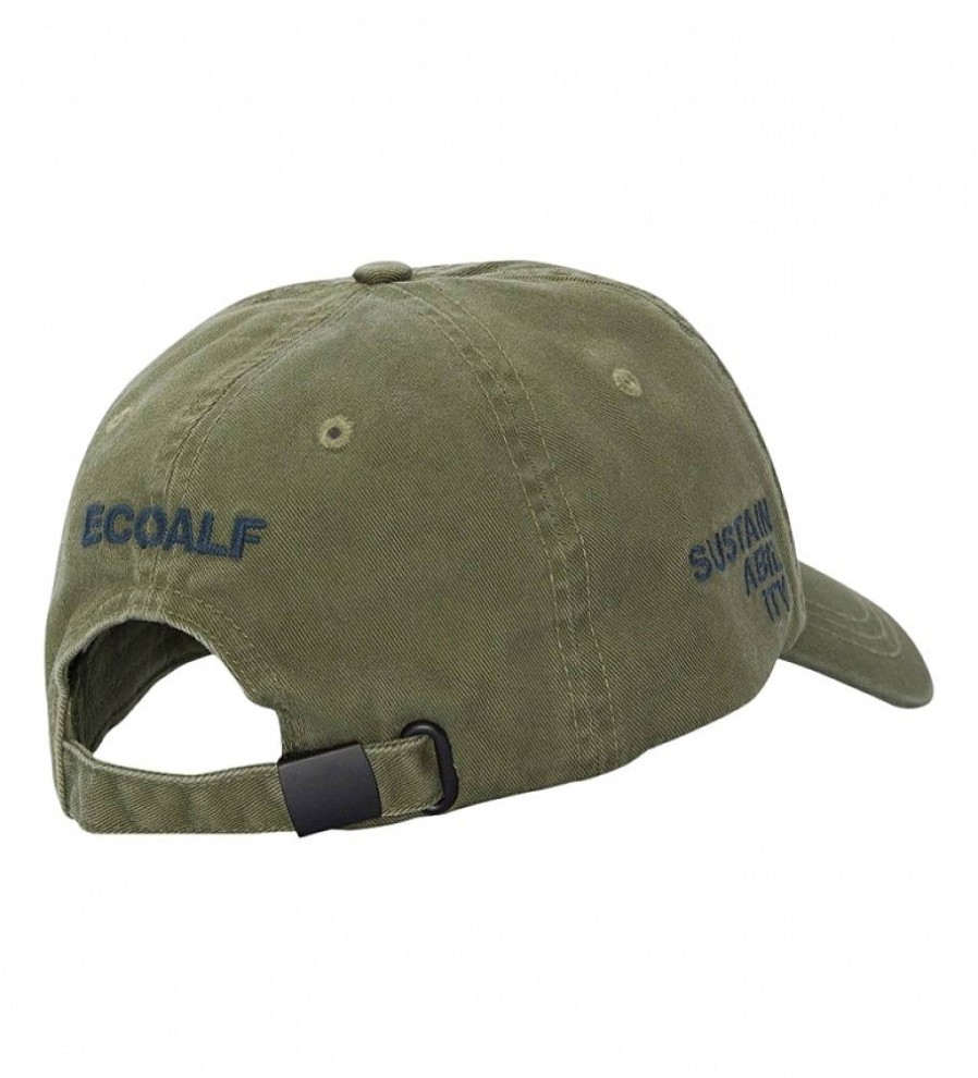 Mujer ECOALF Gorras Y Gorros | Gorra Messagealf Verde