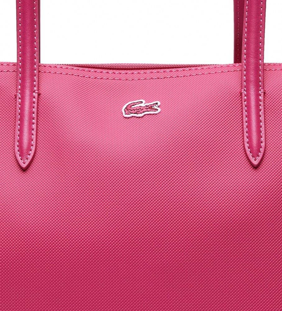 Mujer Lacoste Bolsos | Bolso Tote De Mujer L.12.12 Concept Rosa