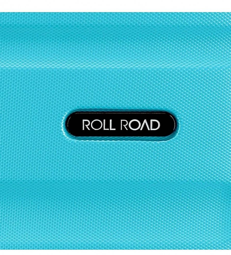 Mujer Roll Road Viaje | Maleta Grande Rigida 75Cm Roll Road Flex Azul Claro