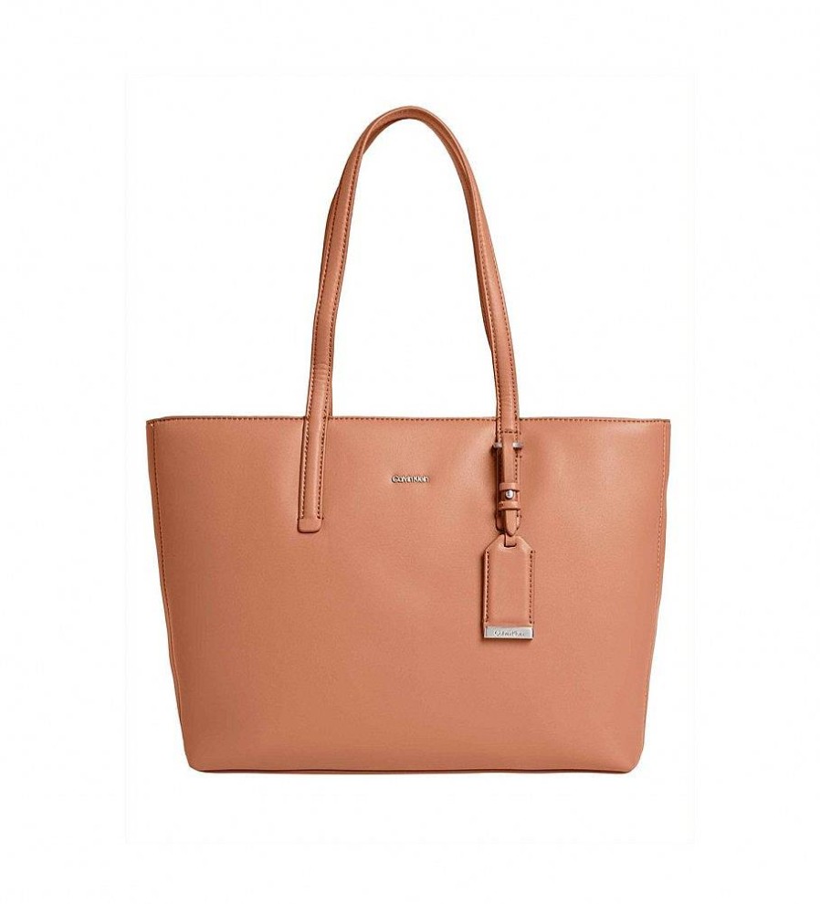 Mujer Calvin Klein Bolsos | Bolso Must Shopper M Marron