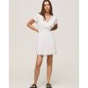 Mujer Pepe Jeans Vestidos | Vestido Poete Blanco