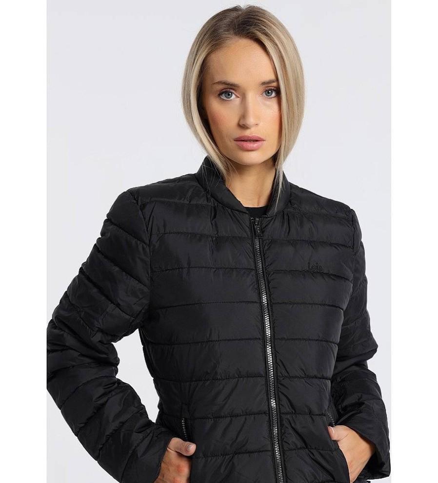 Mujer Lois Chaquetas Y Abrigos | Abrigo 132046 Negro