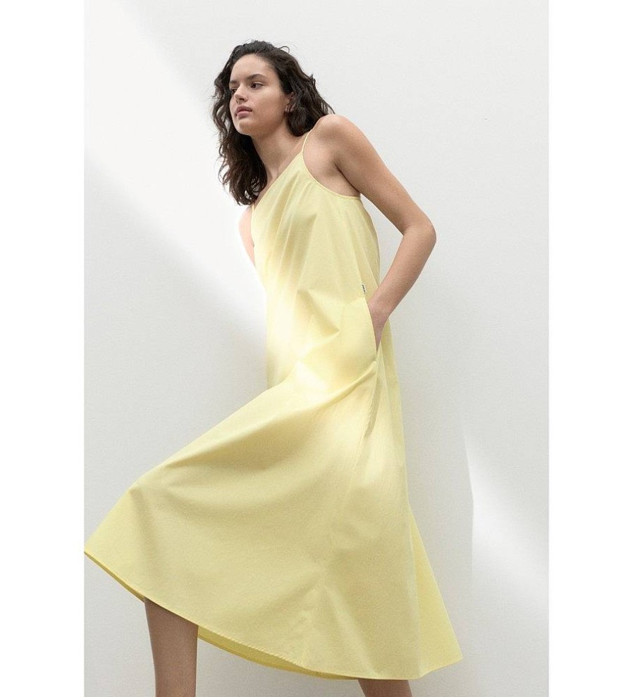 Mujer ECOALF Vestidos | Vestido Perlaalf Amarillo