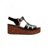 Mujer Neosens Sandalias | Sandalias S3224 Arroba Negro -Altura Cuna 6,5Cm-