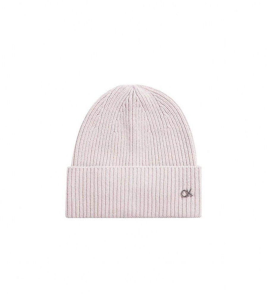 Mujer Calvin Klein Gorras Y Gorros | Gorro Re-Lock Rosa