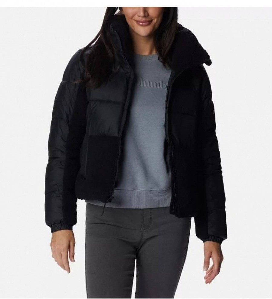 Mujer Columbia Chaquetas Y Abrigos | Chaqueta Acolchada Leadbetter Point Negro