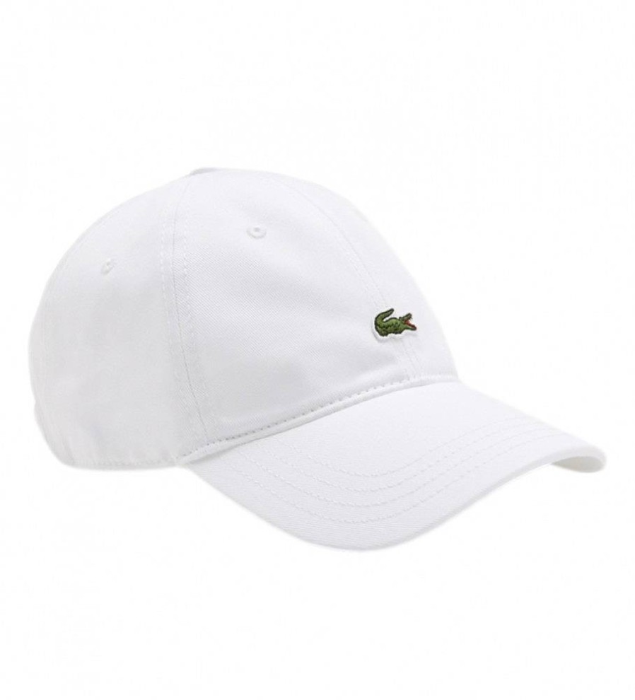 Mujer Lacoste Gorras Y Gorros | Gorra Logo Blanco