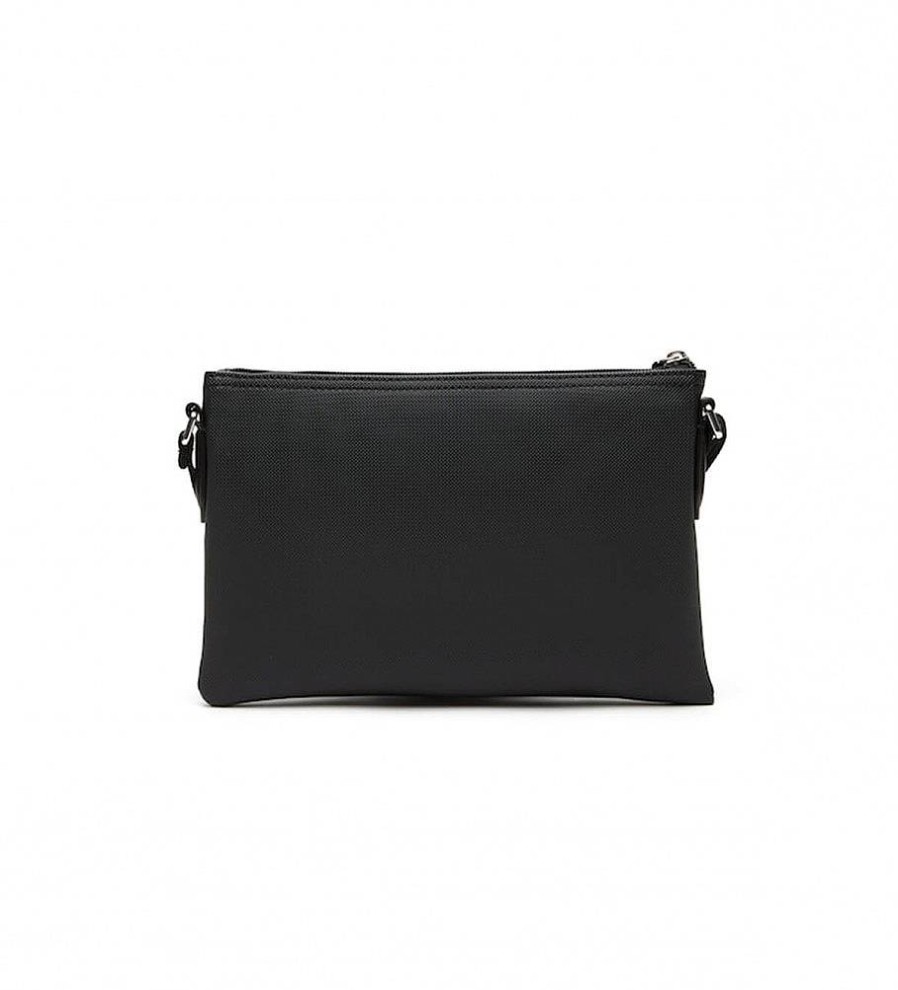 Mujer Lacoste Bolsos | Bolso Plano Cruzado L.12.12 Concept Negro