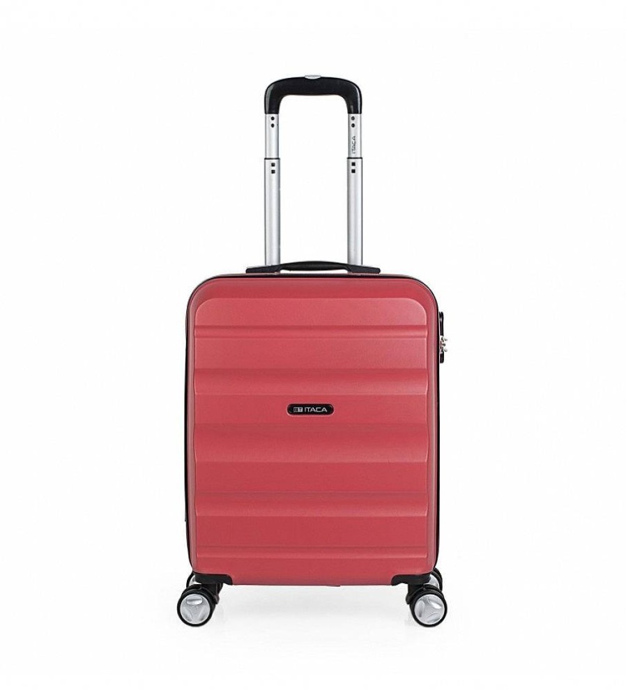 Mujer ITACA Viaje | Maleta De Viaje Cabina Trolley Abs T71650 Coral -55X40X20Cm-