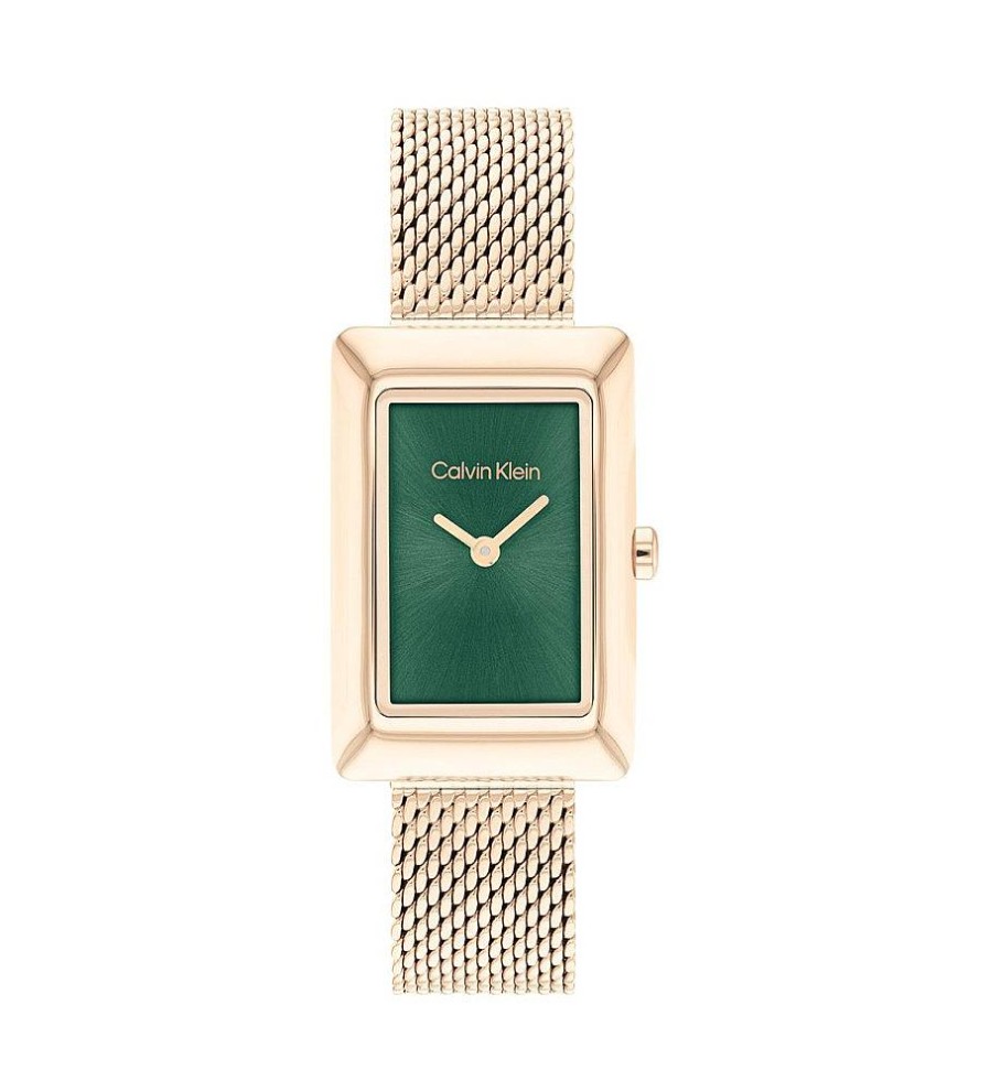 Mujer Calvin Klein Relojes | Reloj Analogico Styled Verde